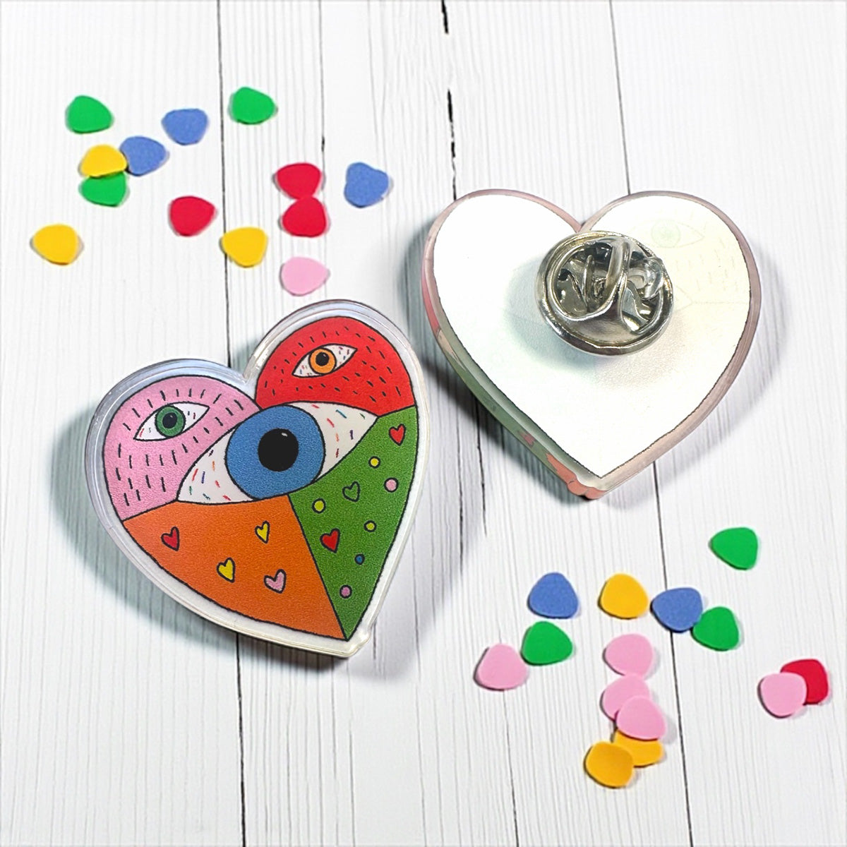 Recycled Acrylic Pins